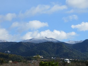 霧島連山に初冠雪！！