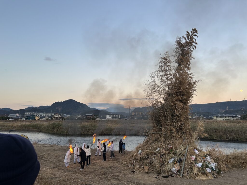 ひなたやま　鬼火焚き（2025年1月13日）