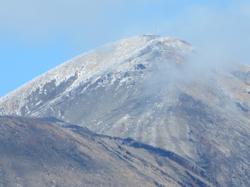 霧島連山が初冠雪しました！