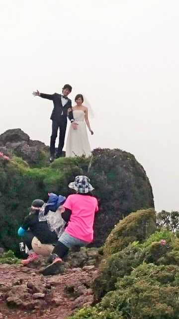 韓国岳の花嫁