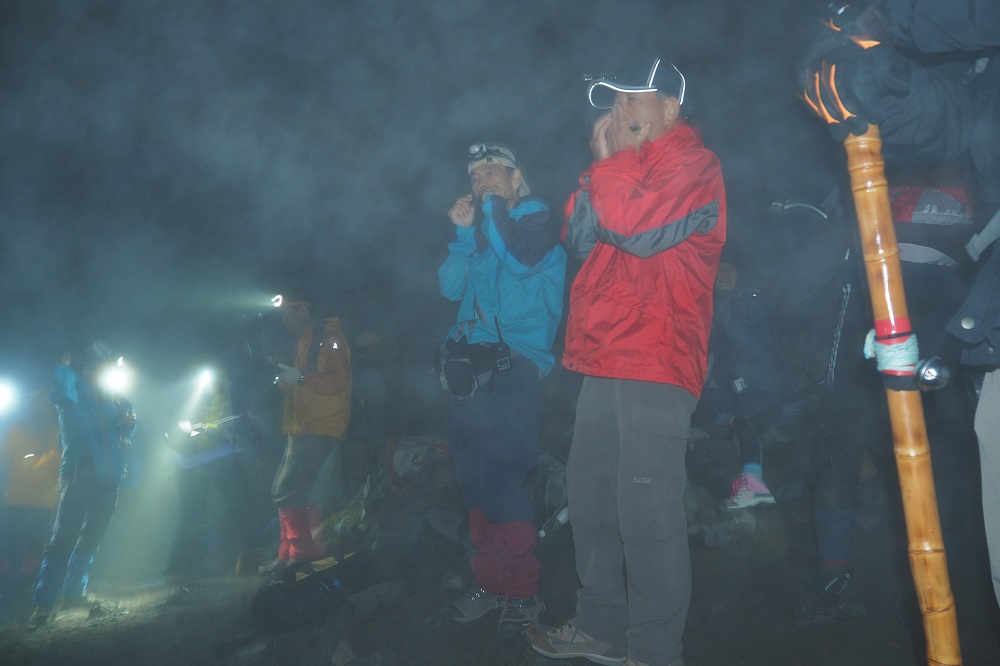 第４回中秋の名月高千穂峰満月登山を開催しました