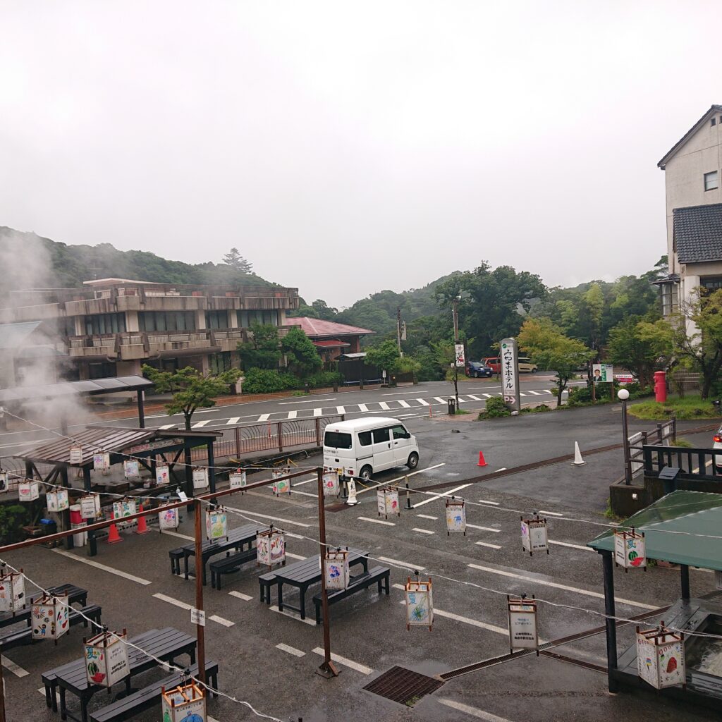 8月9日 霧島温泉郷の状況