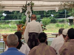 霧島に春を告げつ伝統行事　狭名田の長田御田植祭